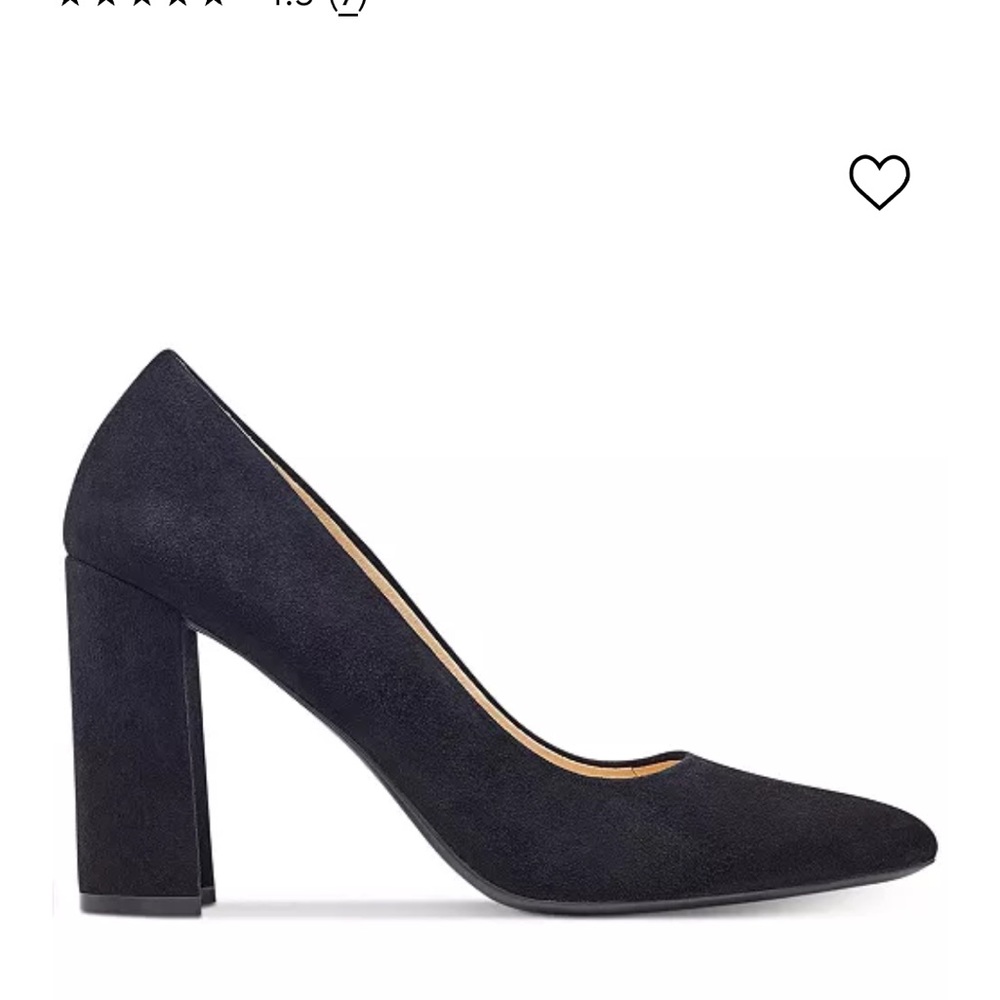 Nine West Astoria Block Heel suede pumps - NEW size 11 never worn